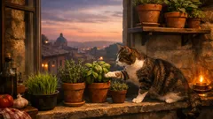 Erbe aromatiche e gatti: quali piante evitare sul davanzale e cosa scegliere al posto